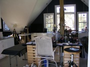 Pauline's work station